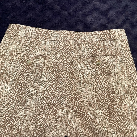 Banana Republic Avery Women’s Size 10 Brown Snakeskin trousers - Picture 10 of 16